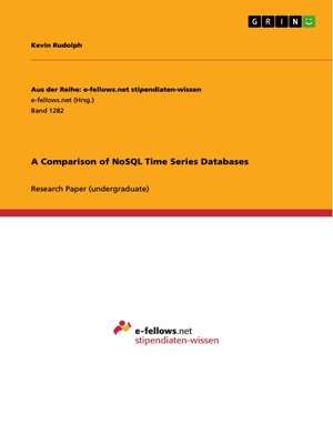 cover image of A Comparison of NoSQL Time Series Databases